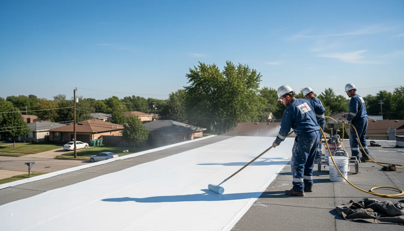 Commercial roof coating in Brashear, MO near me